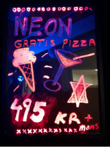 Neon skrivtavla 1