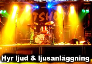 Hyr ljud och ljusanläggning